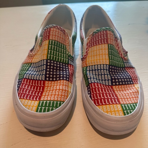 Vans Other - VANS Pride Classic Slip-On Multi/True White Unisex Woman’s size 10 Men’s 8.5